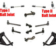 Front Shocks Steering Kit 16Pc for Dodge Pick Up Ram 1500 Rear Wheel Drive 94-99