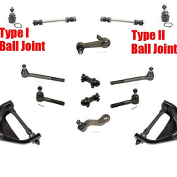 Front Shocks Steering Kit 16Pc for Dodge Pick Up Ram 1500 Rear Wheel Drive 94-99