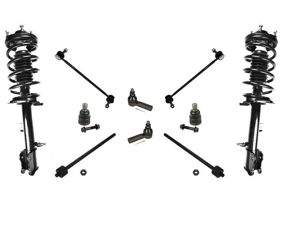 10-12 Escape Complete Struts Ball Joints Inner Outer Tie Rods Sway Bar Link 10Pc