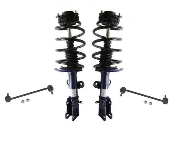 Para 08-2016 Town &amp; Country Van Strut resortes helicoidales de montaje delanteros, kit de 4 piezas