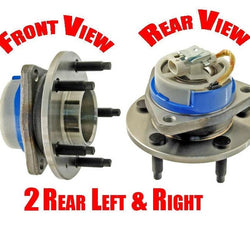 (2) REAR 1 Pair Wheel Bearing Hub Assem For 00-04 Spectra With REAR Drum Brakes
