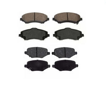 Fits 2014-2016 Town & Country Front & Rear Ceramic Brake Pads Using 302MM Rotors