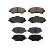 Fits For 14-16 Town & Country Front & Rear Ceramic Brake Pads Using 302MM Rotors