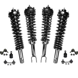 99-00 Civic SI Frt & Rr Estabilizador de barra estabilizadora trasera con resortes helicoidales completos 10P