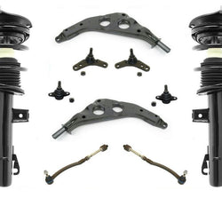 Se adapta a 02-06 Mini Cooper delantero completo puntales brazo de control rótulas varillas de amarre