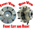 Pro Date 03/22/99 - 04 F350 F450 4x4 DRW 4WABS (2) Wheel Bearing Hub Assembly Pr