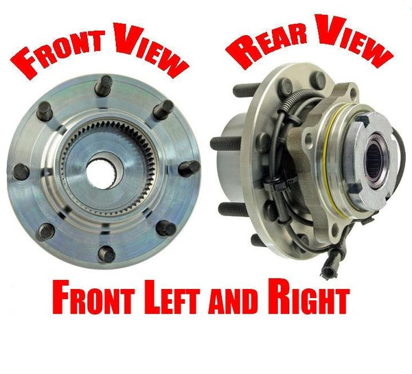 Pro Date 03/22/99 - 04 F350 F450 4x4 DRW 4WABS (2) Wheel Bearing Hub Assembly Pr