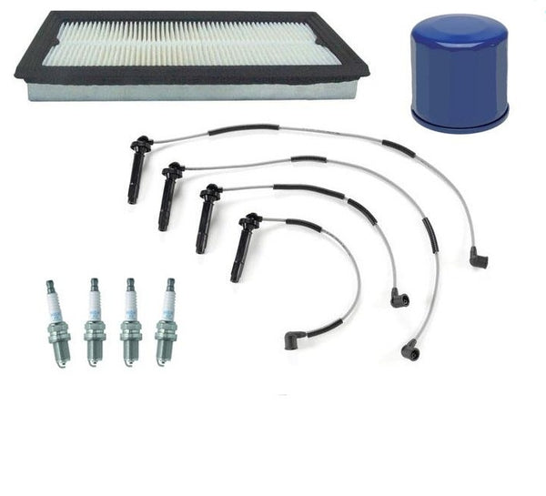 For 05-08 Forester 2.5L Non Turbo Spark Plugs Ignition Wires Air & Oil Filter 7p