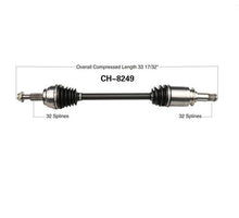 1) 100% New CV Drive Axle Shaft For REAR 11-15 Durango REAR WHEEL DRIVE ONLY Rr