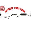 Brand New Exhaust Sytem Y Pipe Ext Pipe and Muffler for Honda Odyssey 2002-2004