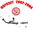 Front Y Flex Pipe & Catalytic Converter and Gaskets for HONDA ODYSSEY 02-04