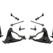 Front Upper Control Arms Tie Rods Shocks for Dodge Dakota 00-04 REAR WHEEL DRIVE