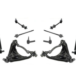 Front Upper Control Arms Tie Rods Shocks for Dodge Dakota 00-04 REAR WHEEL DRIVE