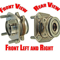 Fits 07-12 Sentra 2.0L With ABS Brakes (2) 100% New FRT Wheel Bearing Hub 1 Pr