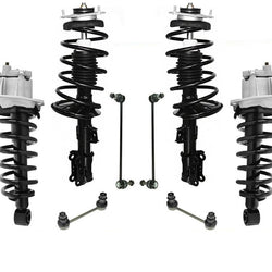 Front & Rear Complete Strut Assembly & Sway Bar Links Fits Volvo V70 XC XC70
