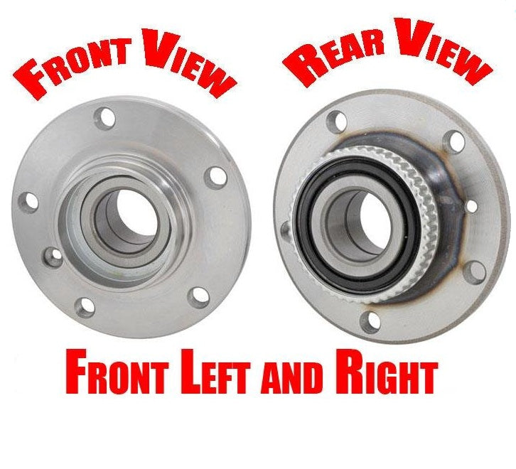 (2) 100% All New Wheel Bearing Assembly FRT for 92-99 318I 01-05 330i 94-06 M3