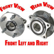 For AWD All Wheel Drive LS460 LS600h (2) Frt Hub Wheel Bearing Assembly 100% New