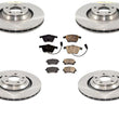 06-11 A6 A6 Quattro With Larger 347MM 13 5/8 Inch Disc Brake Rotor & Pads 6Pc Kt