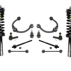 Se adapta a Jeep Grand Cherokee 05-10, puntales delanteros, brazos de control superiores, varillas de amarre, enlaces BJ