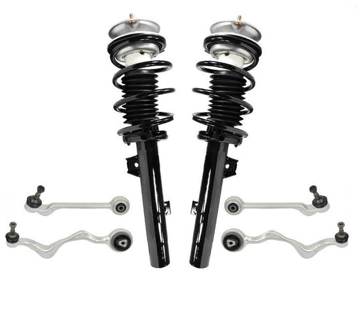 F Control Arms Loaded Coil Spring Struts For 07-11 BMW 328i Rear Wheel Drive