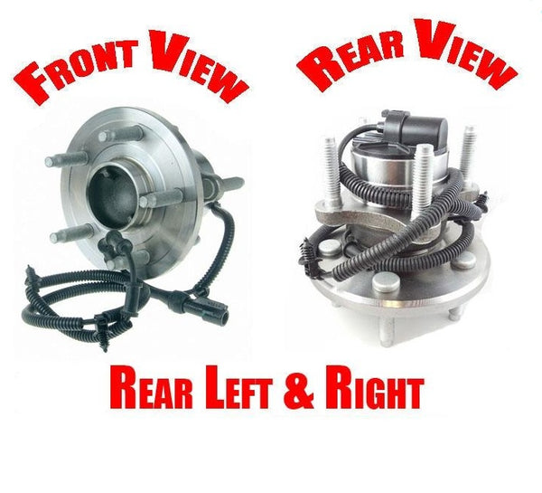 100% NEW WHEEL BEARING AND HUB Fits 04-07 Ford Freestar L & R (2) ALL NEW Rear