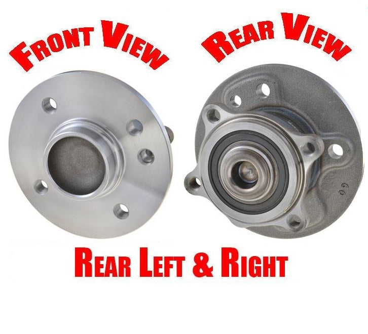 (2) 100% Torque Tested REAR Axle Bearing and Hub Assembly for 02-06 Mini Cooper