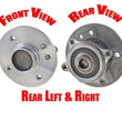 (2) Conjunto de buje y cojinete de eje TRASERO 100 % probado con torsión para Mini Cooper 02-06