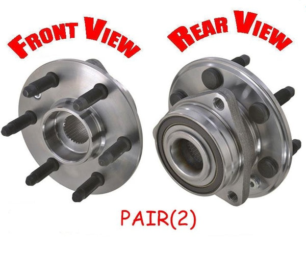 (2) Conjunto de buje y cojinete de rueda 100% nuevo, delantero o trasero, para SRX 10-16
