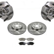 Fits For 10-16 Cadillac SRX Front Brake Rotors & Ceramic Pads Hub & Bearing 5Pc