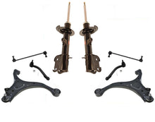 For 2011- 2013 Kia Sorento Front Bare Strut Lower Control Arms Tie Rods 8Pcs
