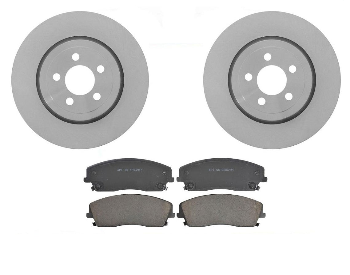 05-17 Chrys 300 REAR WHEEL DRIVE 2.7L 3.5L 5.7L 3.6L 345MM Frt Brake Pads
