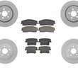 05-17 Chrys 300 AWD ALL WHEEL DRIVE 2.7L 3.5L 5.7L 3.6L 345MM Frt Brake Pads 6Pc