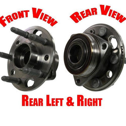 Rear Left & Right Wheel Hub Bearing Assembly Fits 2011-2015 Buick Regal