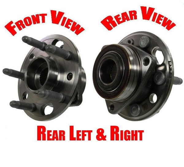 Rear Left & Right Wheel Hub Bearing Assembly Fits 2011-2015 Buick Regal