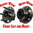 Front Left & Right Wheel Hub Bearing Assembly Fits 11-17 Regal 10-17 Equinox