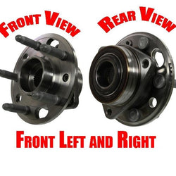 Front Left & Right Wheel Hub Bearing Assembly Fits 11-17 Regal 10-17 Equinox