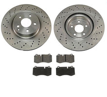 Rotor de freno de disco-Prem E recubierto delantero Auto Mac 530067 con pastillas de cerámica CD1223