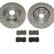 Disc Brake Rotor-Prem E Coated Front Auto Mac 530067 With CD1223 Ceramic Pads