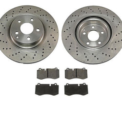 Disc Brake Rotor-Prem E Coated Front Auto Mac 530067 With CD1223 Ceramic Pads