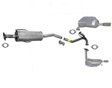 New Exhaust System For 2006-2008 Mazda 6 2.3L Middle Resornator & Mufflers