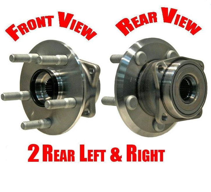 Conjunto de cubo de rodamiento de rueda trasera 100% nuevo (2) para 03-06 Vibe All Wheel Drive TRASERO