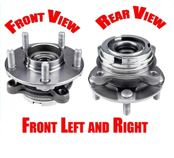 Fits For 09-16 Nissan GT-R (2) 100% New Tested Front Wheel Bearing Hub Assembly