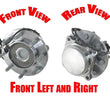 100% New (2) Front Wheel Hub Bearing for 12-13 Ram Pick Up 2500 Rear Wheel Drive