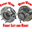 For 11-15 Silverado 3500HD Rear Wheel Drive Dual Rear Wheels (2) Frt Hub Bearing