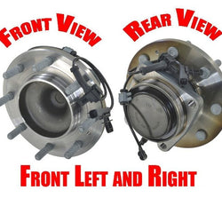 For 11-15 Silverado 3500HD Rear Wheel Drive Dual Rear Wheels (2) Frt Hub Bearing