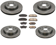 08-09 Pontiac G8 3.6L V6 Front & Rear Disc Brake Rotors & Brake Ceramic Pads 6pc