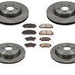 08-09 Pontiac G8 3.6L V6 Front & Rear Disc Brake Rotors & Brake Ceramic Pads 6pc