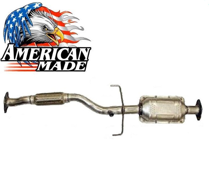 Fits For 99-00 Galant 2.4 Rear Under Car Flex Pipe 42.0 Inch Catalytic Converter
