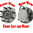 2 100% New Front Wheel Bearing Hub Assem. for 09-11 Ram 2500 Rear Wheel Drive Pr