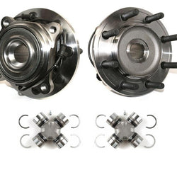 Wheel Bearing Hub Assembly for 2009 Ram 2500 4 Wheel Drive with U Joints 4pc Kit